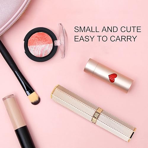 Miniatura 7 de Maquinilla de afeitar de cejas 4 en 1, afeitadoras faciales sin dolor para mujeres, kit de depilación facial, recargable por USB y removedor de