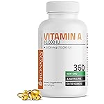 Bronson Vitamin A 10,000 IU Premium Non-GMO Formula Supports Healthy Vision & Immune System and Healthy Growth & Reproduction, 360 Softgels