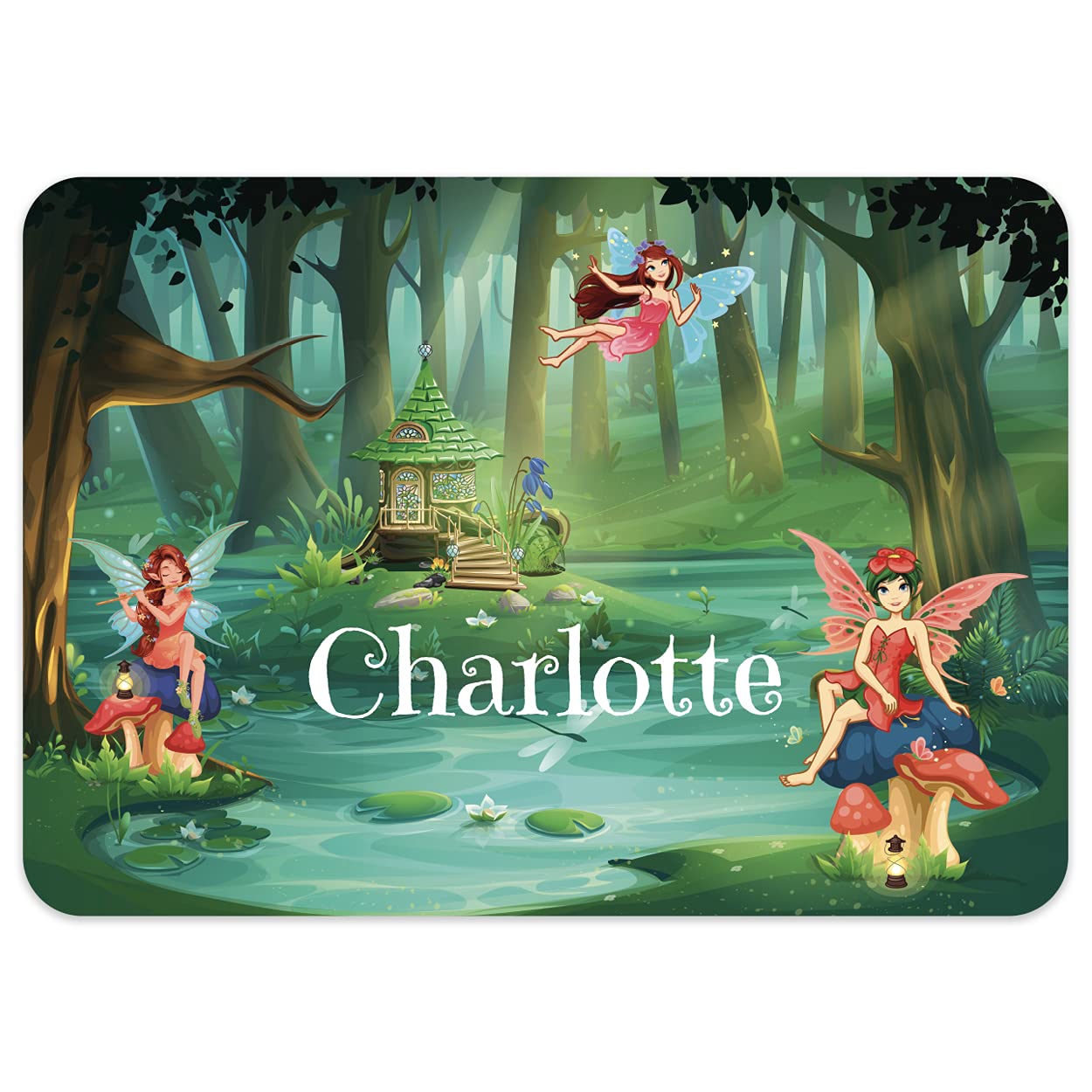 Paper Themes Personalised Placemat for Kids (Fairy Dell) — image 1