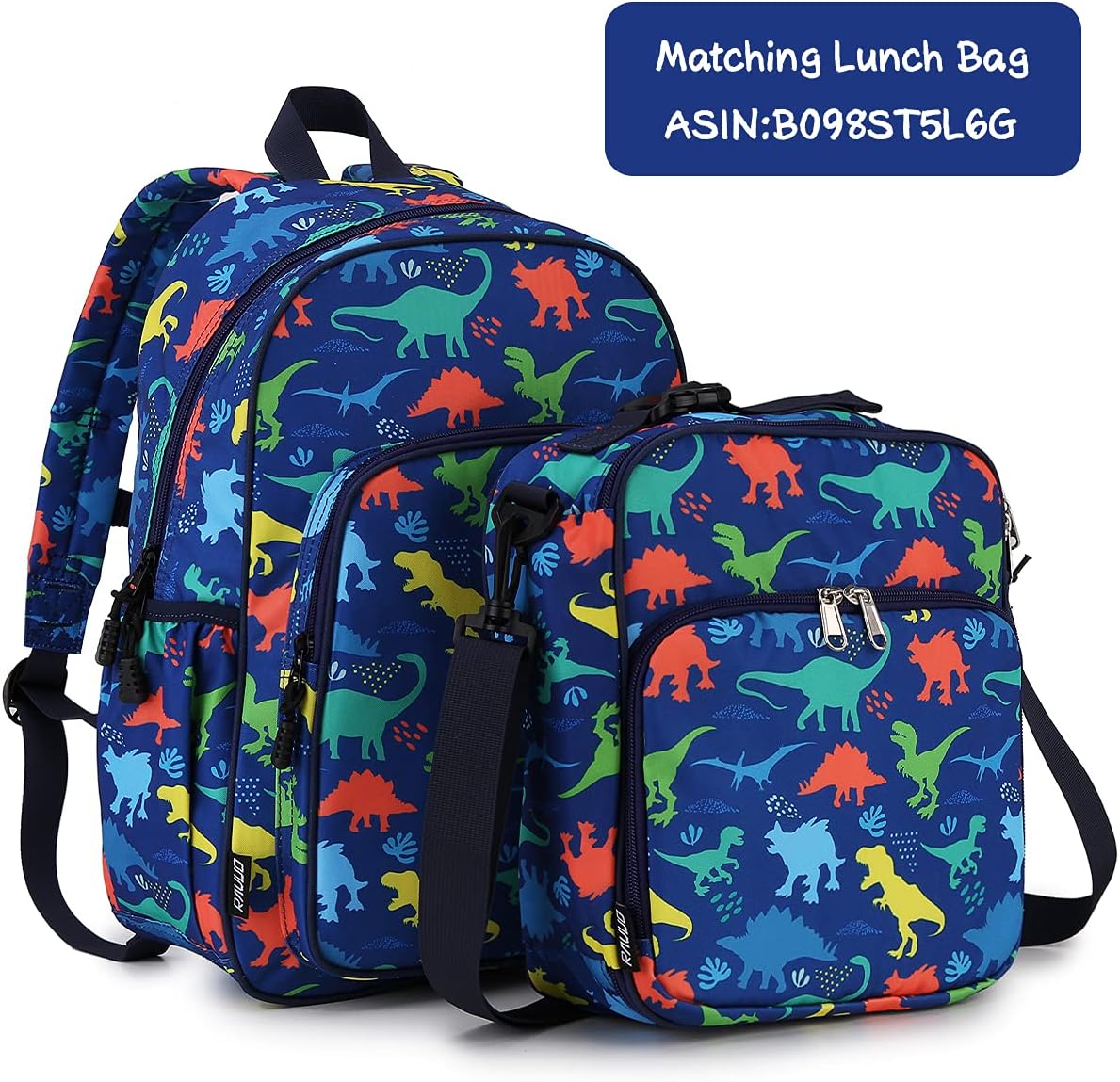 RAVUO Kids Backpack for Girls Boys, Cute Toddler School Bag Bookbag W Chest Strap