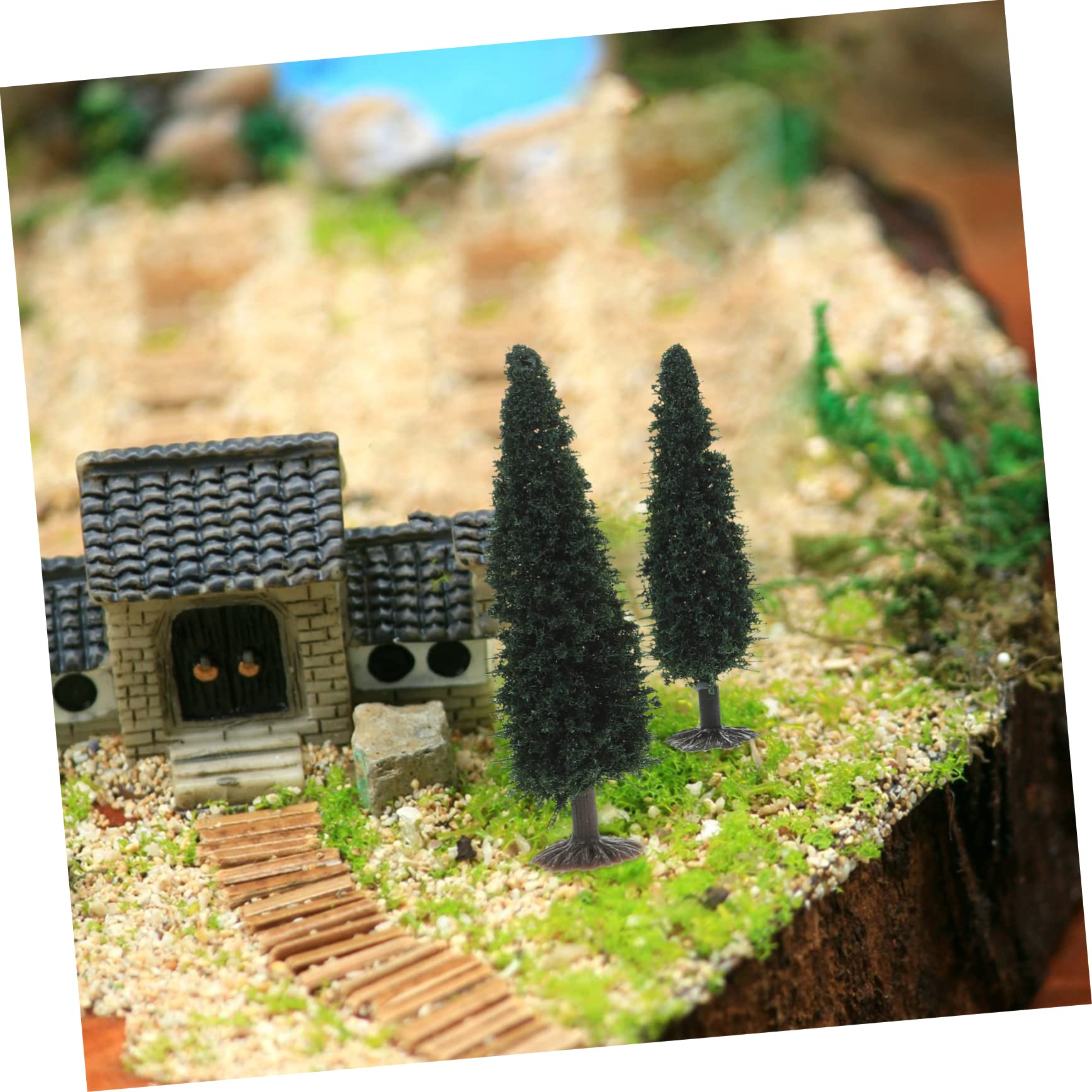75piezas Mini Árboles De Paisaje para Trenes De Árboles De Modelismo Arquitectónico Decoraciones De y Dioramas Variada
