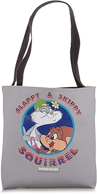 Animaniacs Slappy and Skippy Squirrel Tote Bag