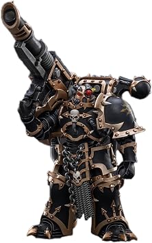 TOYVERSE Joytoy 1/18 Action Figure Warhammer 40,000, Chaos Space Marines Black Legion Havocs Marine 02, Mobile Joints Character Model, 15 Years and Up