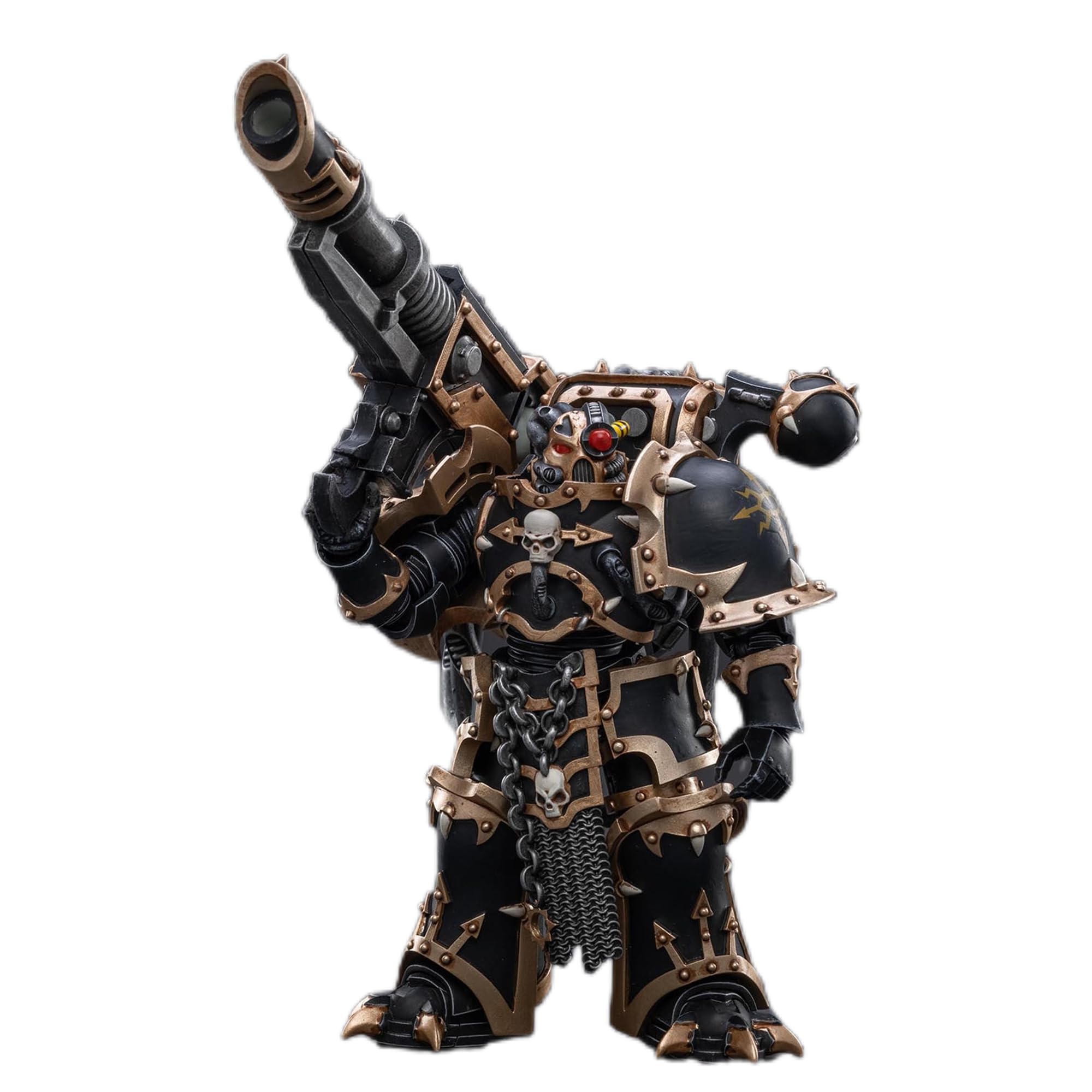 TOYVERSE JOYTOY 1/18 Action Figure Warhammer 40,000, Chaos Space Marines Black Legion Havocs Marine 02, Mobile Joints Character Model, 15 Years and Up