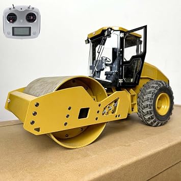 1/12 Metal RC Road Roller CS11 RC Engineering Vehicles Car Models RC Hydraulic Heavy Machine