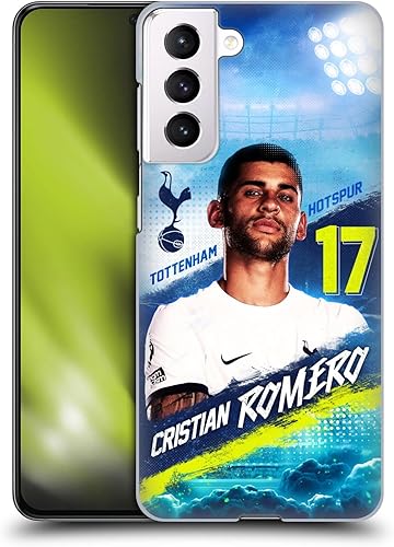 Head Case Designs Officially Licensed Tottenham Hotspur F.C. Cristian Romero 202324 First Team Hard Back Case Compatible with Samsung Galaxy S21 5G