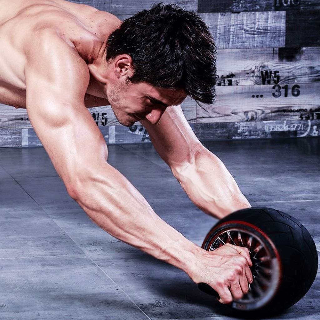 Automatic Rebound and Multiple Angles Core Workouts， Wheel for Abdominal Exercise Fitness Crunch Workout Equipment for Home Workouts