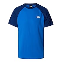 The North Face NF0A3BQ759J M TANKEN Raglan Tee – EU T-Shirt Uomo Hero Blue-Estate Blue Taglia L
