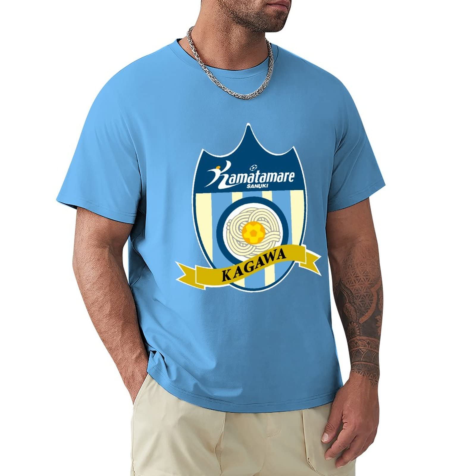 カマタマーレ讃岐　Tシャツ Amazon.co.jp: カマタマーレ讃岐 Tシャツ メンズ 半袖 コットン 男女