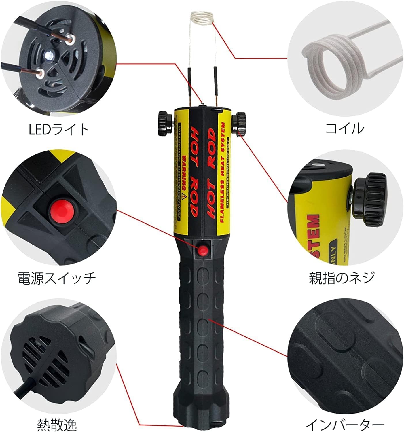 Amazon.co.jp: Solaryミニ磁気誘導加熱器 - 8コイルキットとボックス 