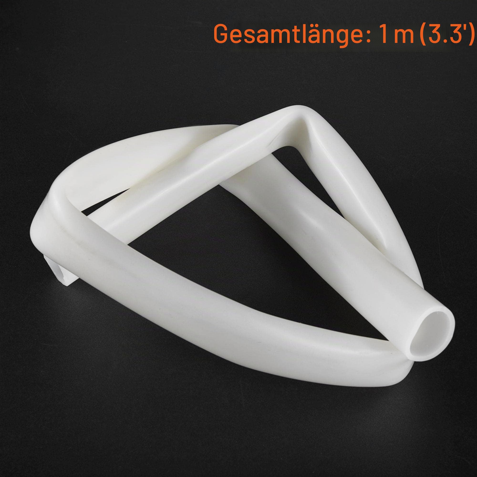 sourcing map Silikonschlauch Silikon Schlauch Rohr 25mm x 31mm Hohe Temperatur Beständig Flexibel 1M Länge