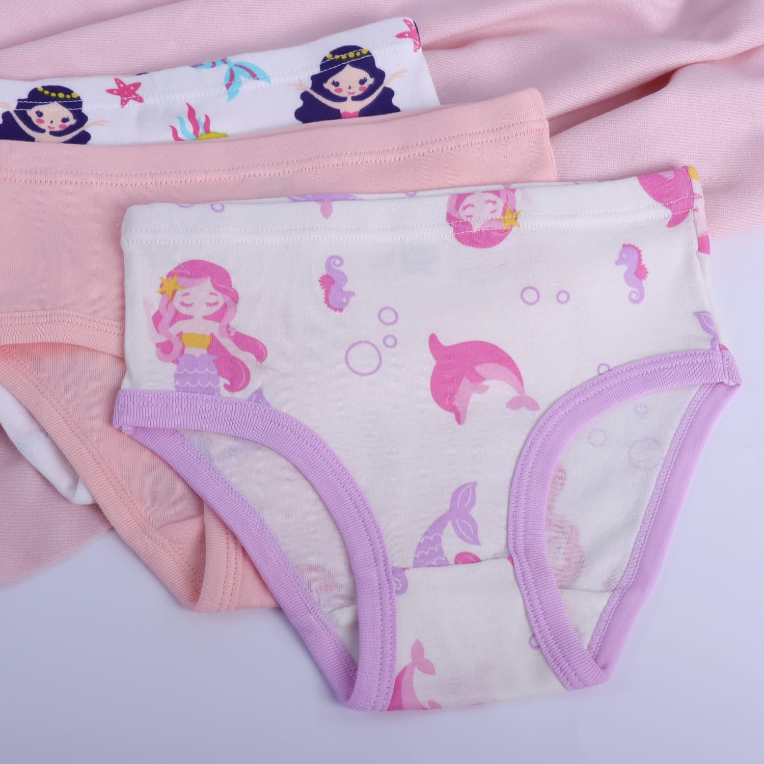 Finihen Girls Cotton Underwear Toddler Girls Panties Kids Briefs Multipacks. - Image 6