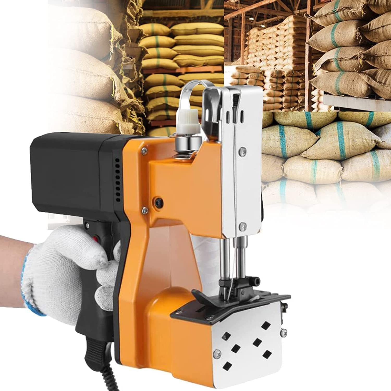 IUokLU Heavy Duty Handheld Sewing Machine - Bag Closer & Sealing Machine For Woven Sacks, Knitted Bag Packing Solution, Ideal For Snakeskin Bags And More