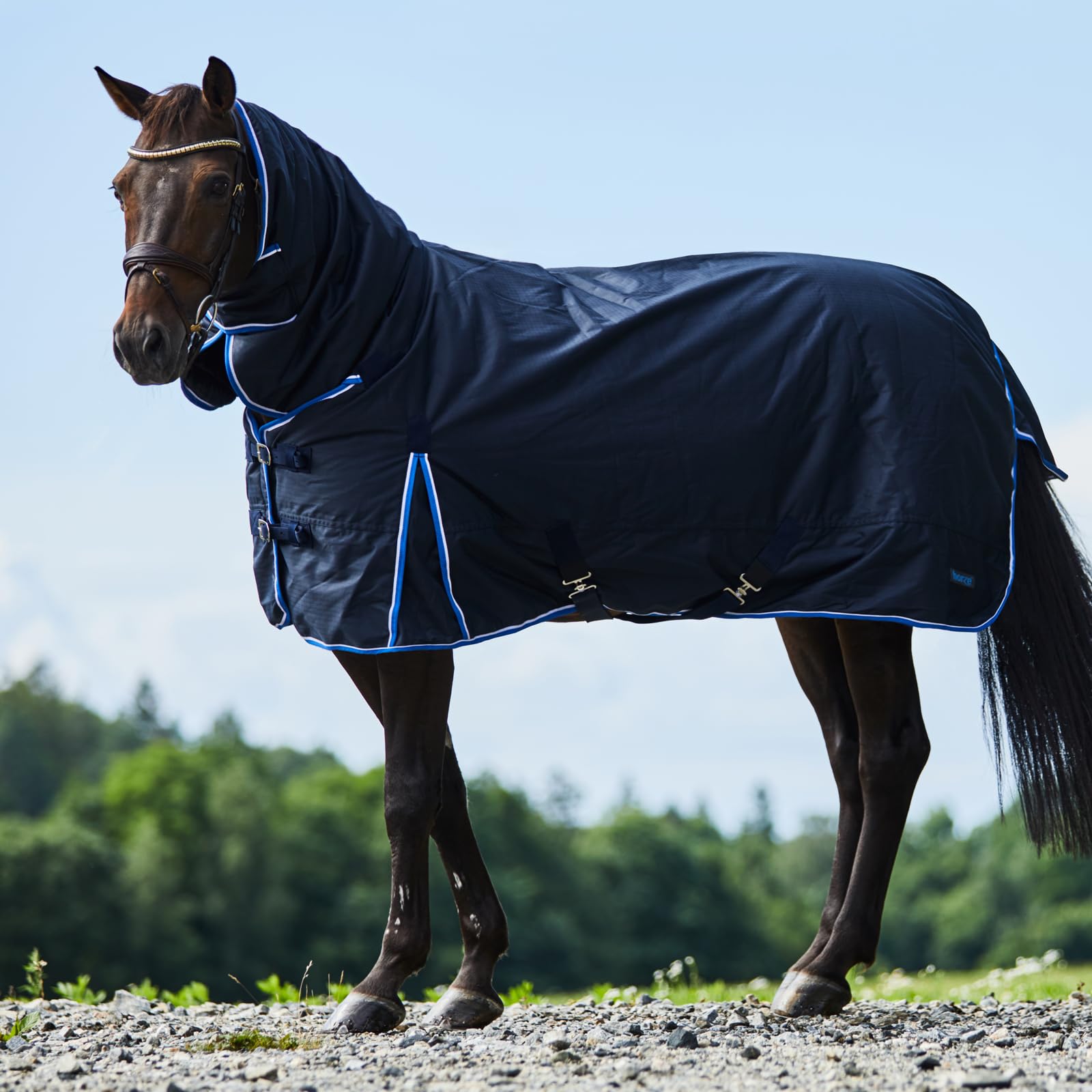 HORZE Manta para Caballos de Exterior Glasgow 150 g