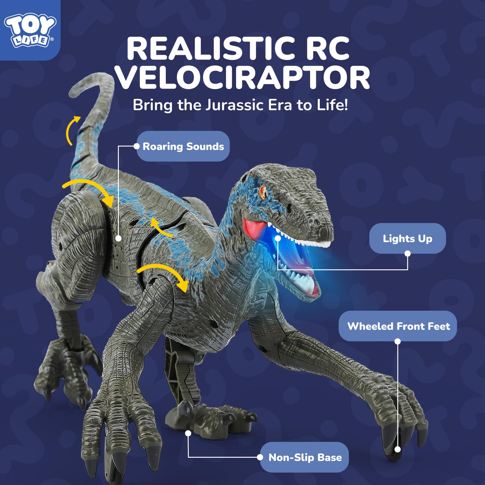 Remote Control Dinosaur Toys - RC Velociraptor -2