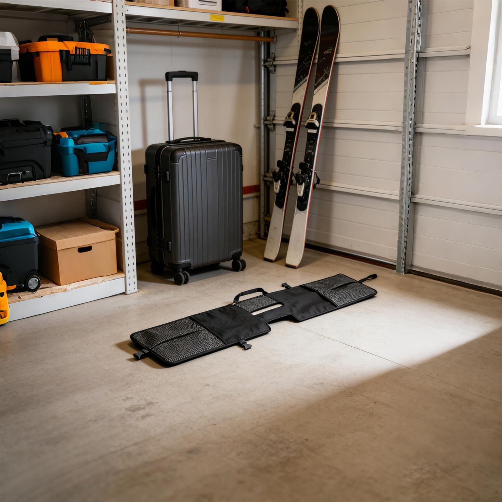 Borse Da Sci Per Il Trasporto Aereo Copertura In Tessuto Oxford Con Cinghie | Copertura Per Zaino Da Snowboard Con Per Stivali Casco Attrezzatura Giacca Chiavi Viaggio Sport Invernali Uomini