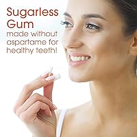 Vista 6 de Evergreen Sweets Chicle – Tarro de 100 piezas – Chicle de fruta natural hecho con xilitol y stevia – Sin azúcar, sin aspartamo y vegano, paquete de 3