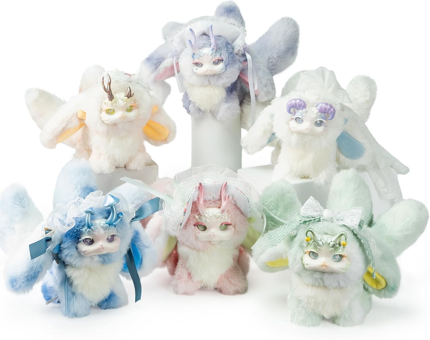 BEEMAI Tutulong Fantasy Forest Tea Party Series Plush Blind Box 1PC (1 of 7 Possible Styles) Cute Figures Collectible Toys Birthday Gifts