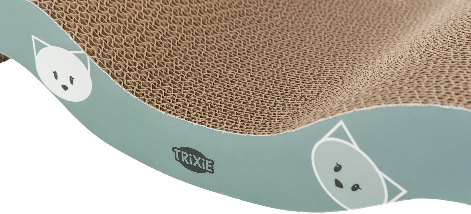 TRIXIE 48001 drapak Mimi, karton, kocimiętka, 50 × 9 × 23 cm, niebieska