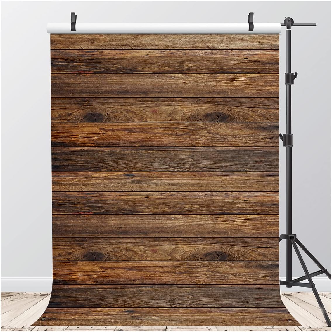 AIIKES 6x9FT Brown Wood Plank Backdrop Vintage Wooden Backdrop Newborn Photography Backdrop Birthday Backdrop Home Decor Backdrop Studio Props 10-639 - Image 5
