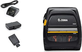 Zebra ZQ521 Bluetooth DT Printer ZQ52-BUE0000-00 203dpi with Battery Charger and Clip (Renewed)