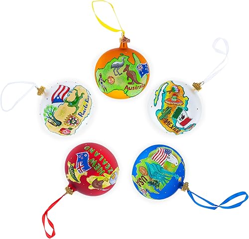 Miniatura 6 de Cafesjian Center for the Arts, Ereván, Armenia, Bola de cristal adorno de Navidad 3.25 pulgadas