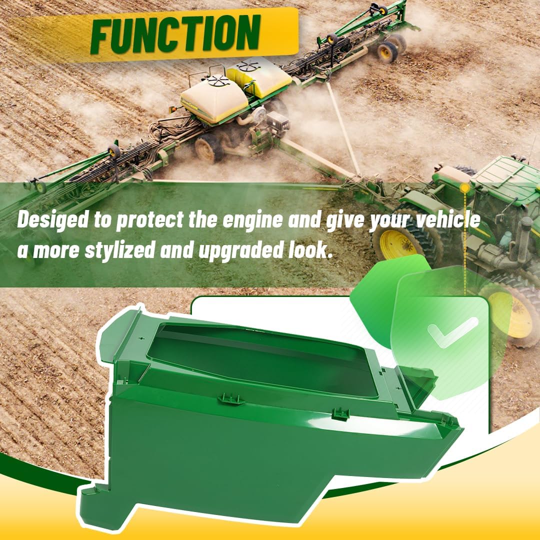 HECASA Lower Hood Kit Assembly Compatible with John Deere LX172 LX173 LX176 LX178 LX186 LX188 GT242 GT262 GT275 Replacement for AM117724
