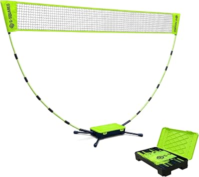 Portable Badminton Net Green, 9X5 Ft