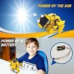 STEM Éducation Robots solaires Jouets pour les enfants Âge 8+, 6-in-1 DIY Space Kit de science des jouets, 120 Pcs Building Experiment Robotics Set Cadeaux d'anniversaire pour les garçons & Filles