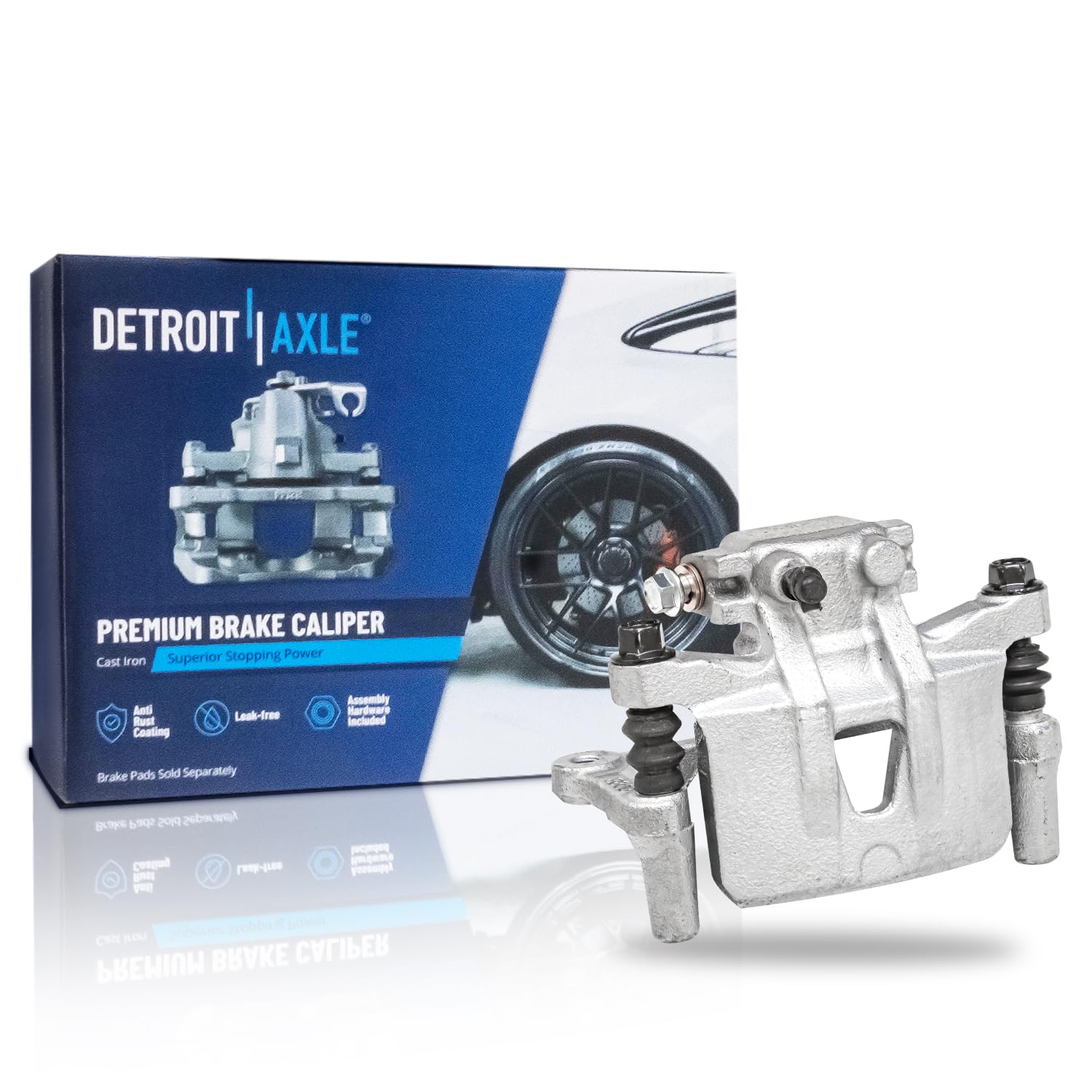 Detroit Axle - Rear Right Brake Caliper for Mitsubishi Endeavor 2004-2008