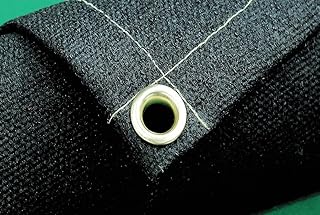 Welding Blanket, 8 ft. W, 6 ft, Black