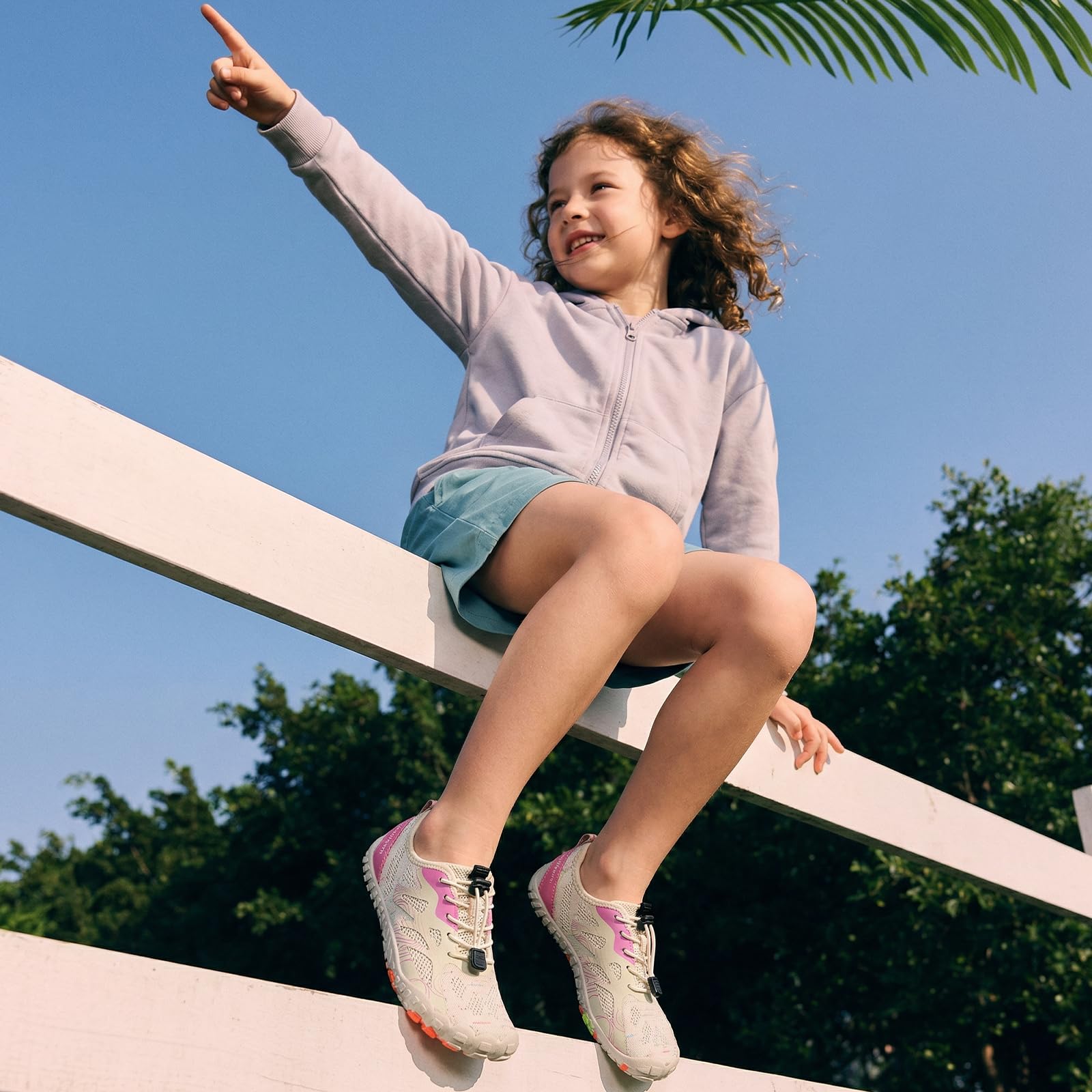 IceUnicorn Niños Barefoot Zapatillas Outdoor Trail Running Zapatillas Playa Niño Niña de Agua Escarpines Antideslizante
