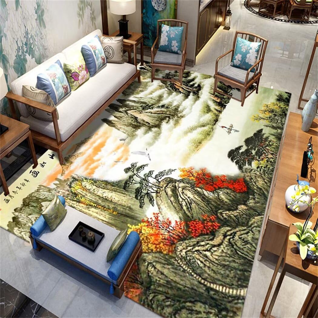 Kinder Teppiche Junge Wohnzimmer im chinesischen Stil kinderteppich Mehrfarbig Tisch esszimmer Teppich Teppich bürostuhl Kinder teppiche Junge mädchen Zimmer dekoration130x190CM