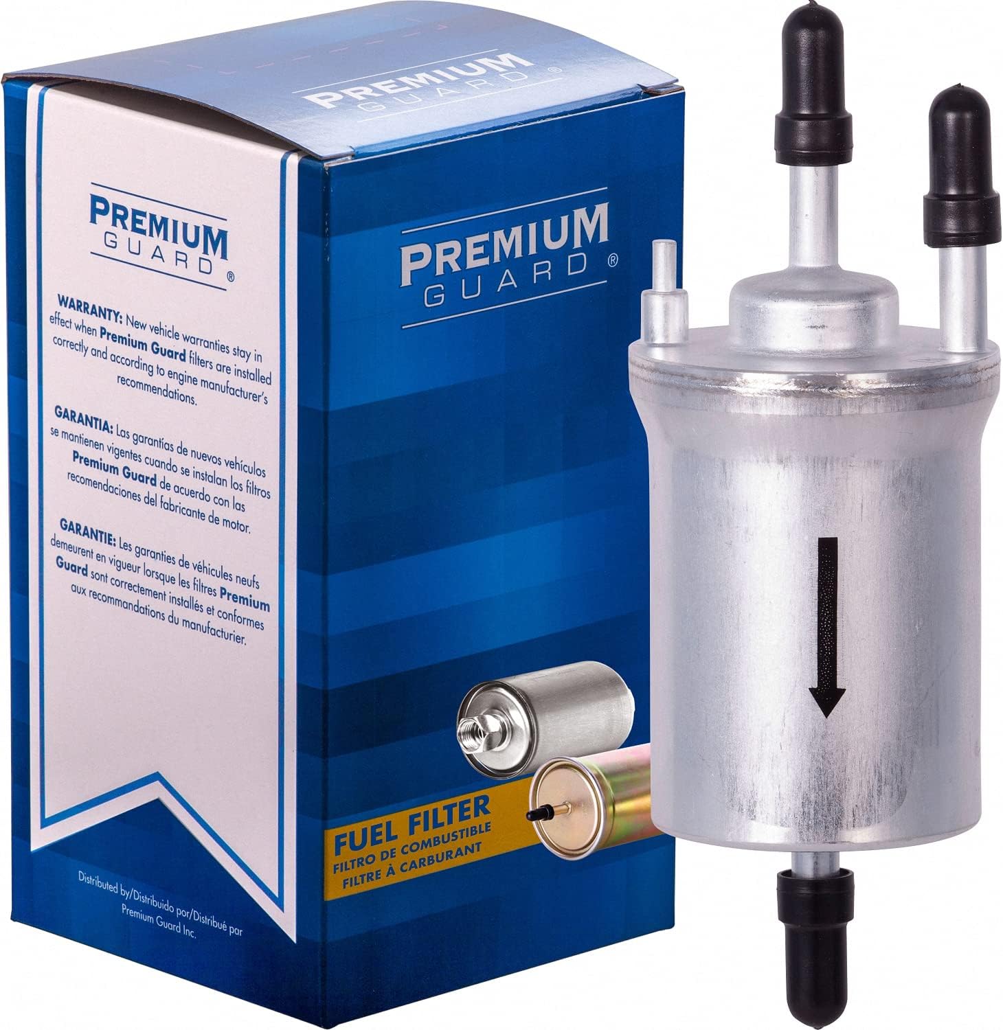 PG Fuel Filter PF3833 | Fits 2014-06 Volkswagen Jetta, 2017-14 Vento, 2014-10 Golf, 2019-13 Beetle, 2016-08 Eos, 2009-08 Rabbit, 2014-14 Passat, 2008-08 GTI, 2010-07 SportVan, 2007-05 Polo