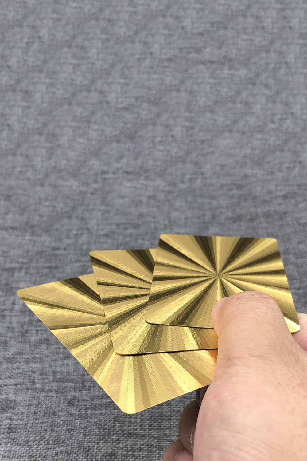 Gold iskambil Kağıdı Kaygan Plastik Su Geçirmez Oyun Kağıdı cin382sr