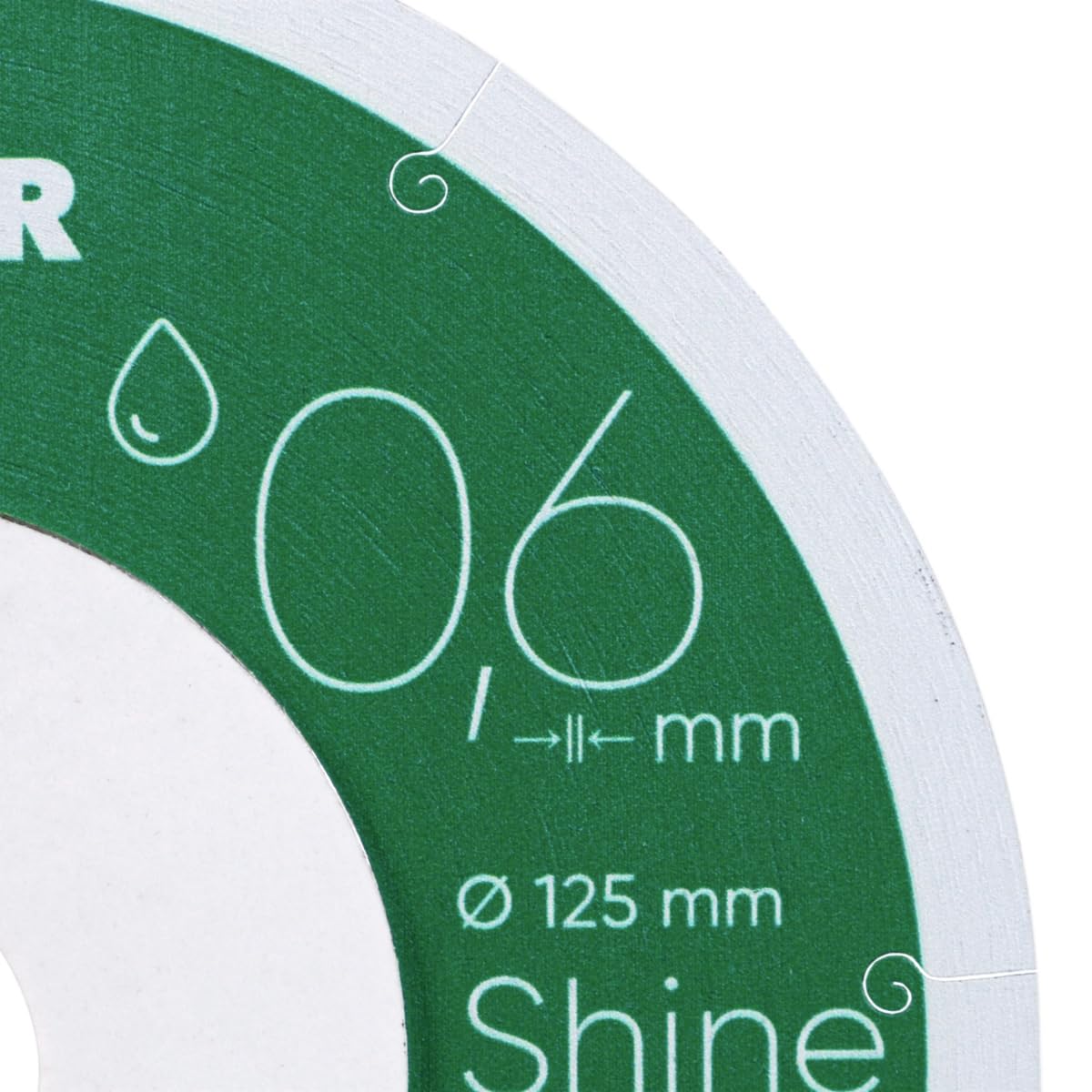 Distar Shine Disco da taglio diamantato, 125 x 0,6 mm, taglio umido per gres porcellanato e ceramica, ultra silenzioso