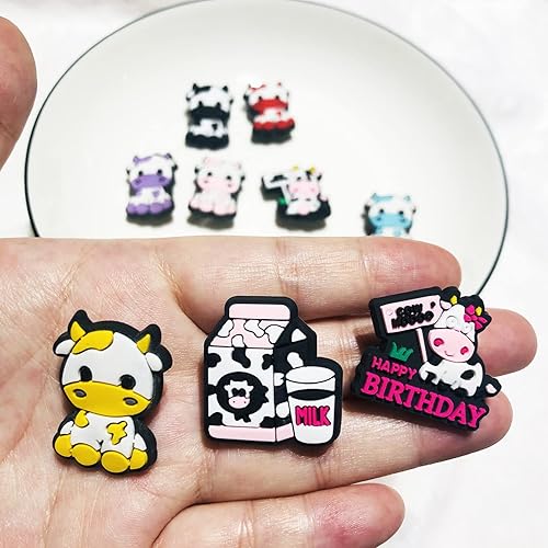 Miniatura 3 de 11 dijes para zapatos de vaca, accesorios para decoración de Halloween, Navidad, fiesta de cumpleaños, regalo, suministros de fiesta, Cloruro de