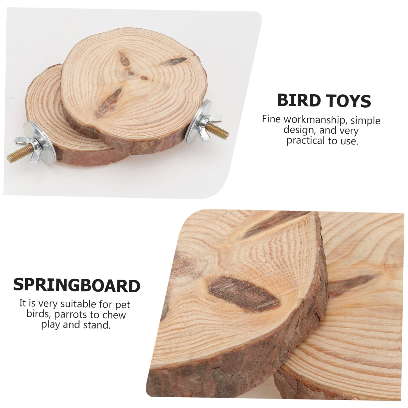 Abaodam Stylish Parrot Stand Pole Birds Platform Springboard Pet Parrot Supplies