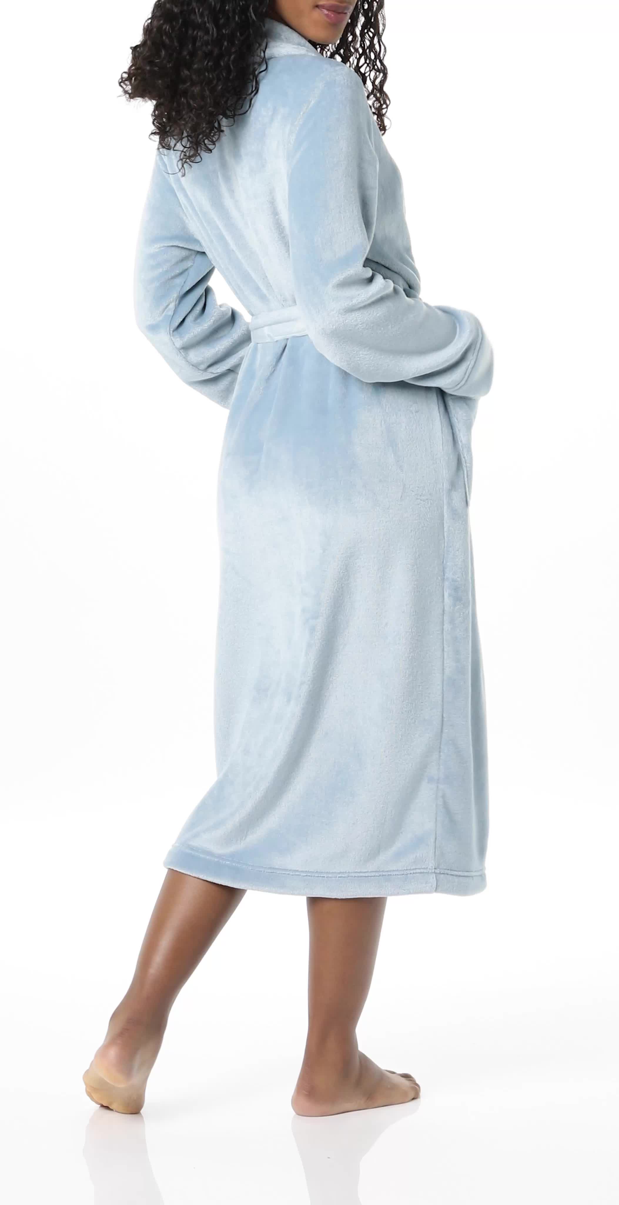 Watch Amazon Essentials Women's Full-Length Plush Robe on Amazon Live