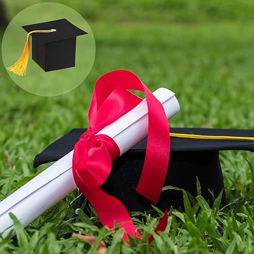 Miniatura 7 de Outus 60 cajas de dulces de graduación, regalos de fiesta de graduación de clase de 2025, cajas de regalo para centros de mesa de graduados con