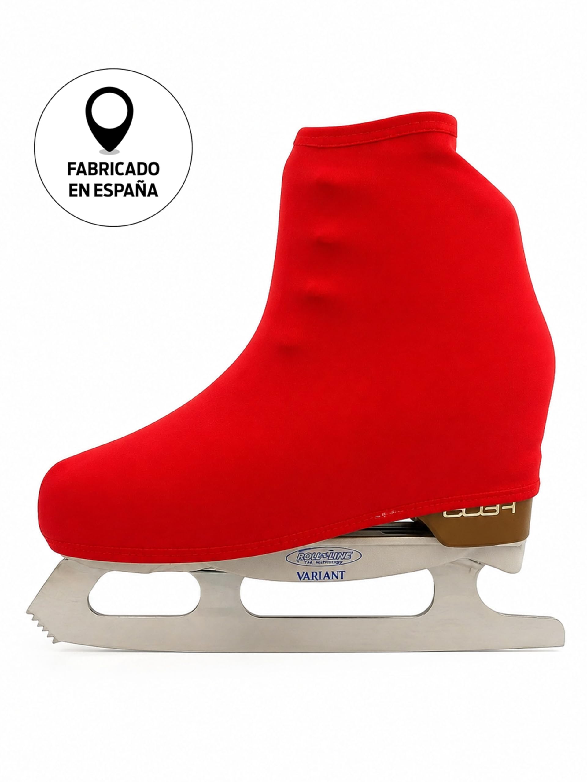 CRLSPORT Cubre patín para niña y Mujer, Funda Patín Skate, 180 Densidad, Talla Universal, Color Rojo