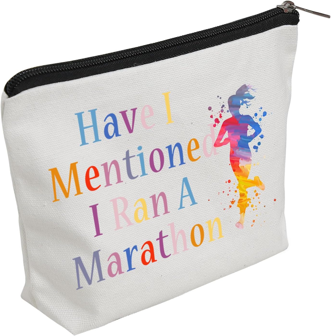 WZJHCLMarathon Runner Survival Kit Marathon Running Lover Gift Cross Country Makeup Pouch Marathon Pride Travel Storage Organizer Bag (Marathon), Marathon, Fashion