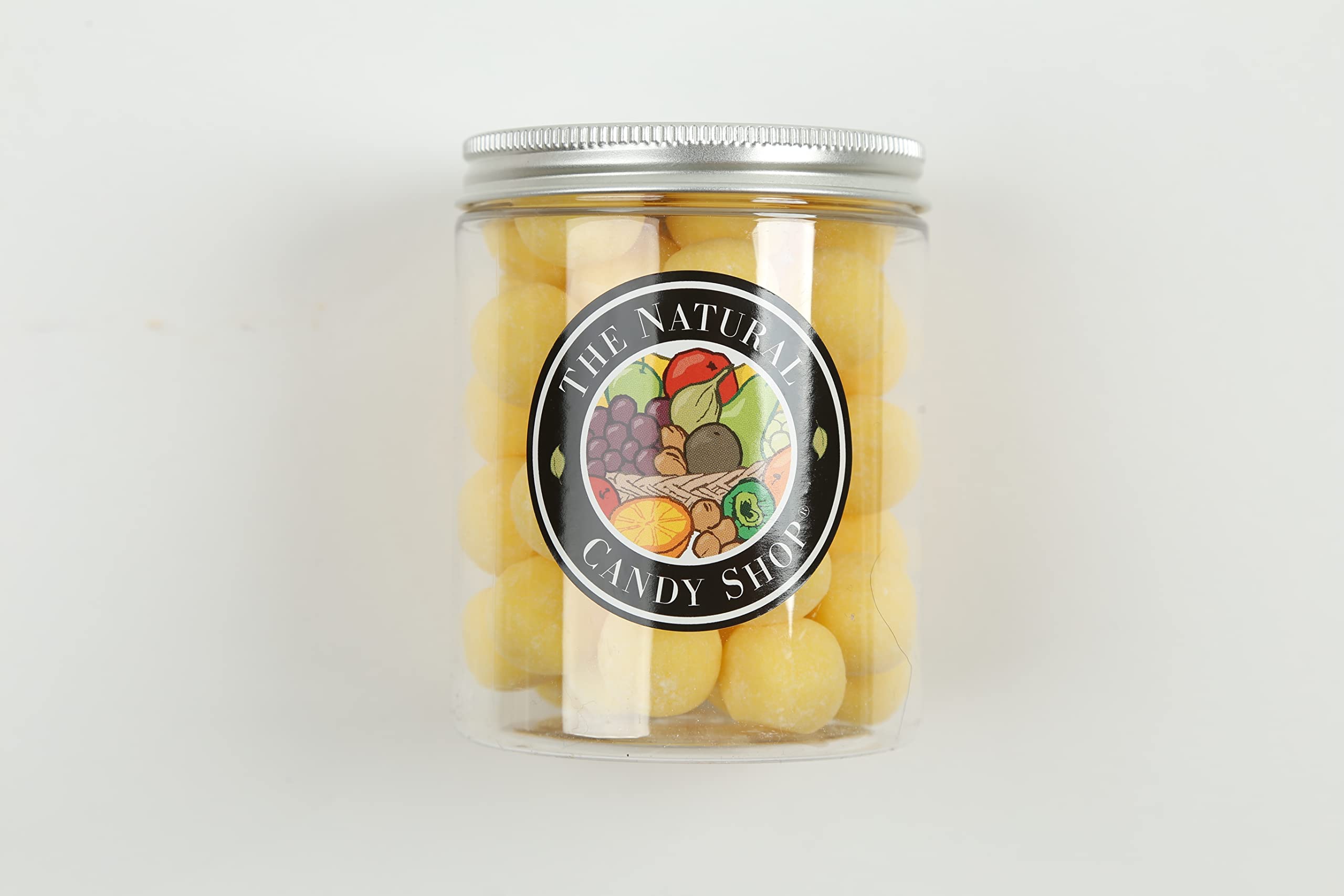 Natural Candy Shop, Natural Lemon Bonbons Candy Jar 190g
