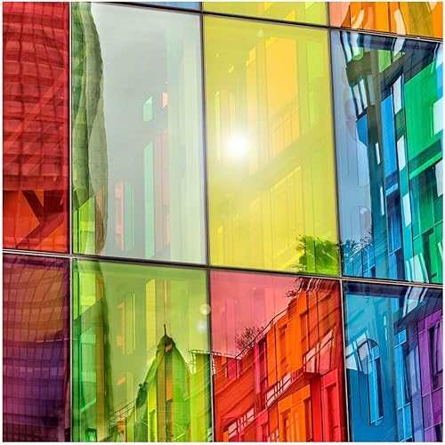 Miniatura 4 de BDF - Película para ventana de tarjeta, color rojo transparente (36" X 25ft)