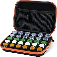 Vista 10 de DHXYZZB Almacenamiento de aceites esenciales, funda de transporte de aceites esenciales, Púrpura, Moderno