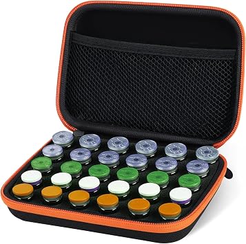 DHXYZZB 30-Slot Insulin Fridge Holder Storage Case for 1-3ml Insulin Vial Protector Holder Insulin Cooler Travel Case Organizer for Essential Oil & Sample Tubes