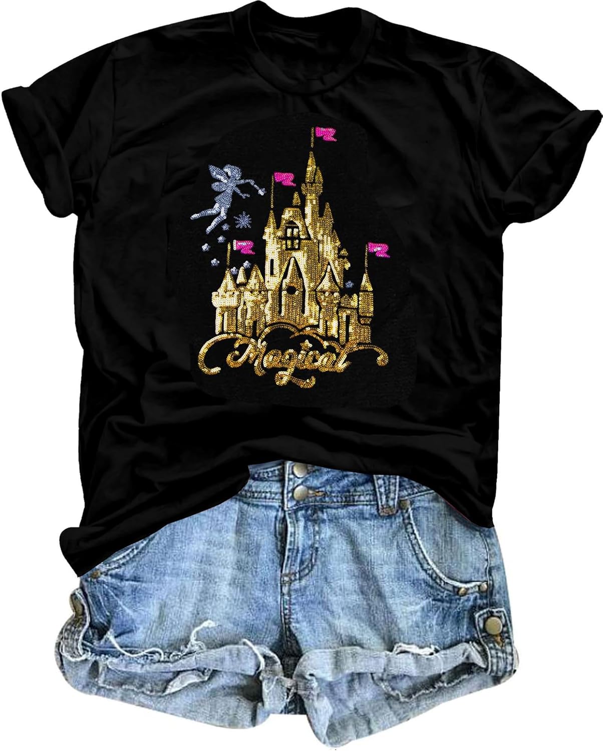 Magic Coordinator T Shirt Magic Kingdom Casual Tee Shirts Tshirt Family Vacation Castle Graphic Tops