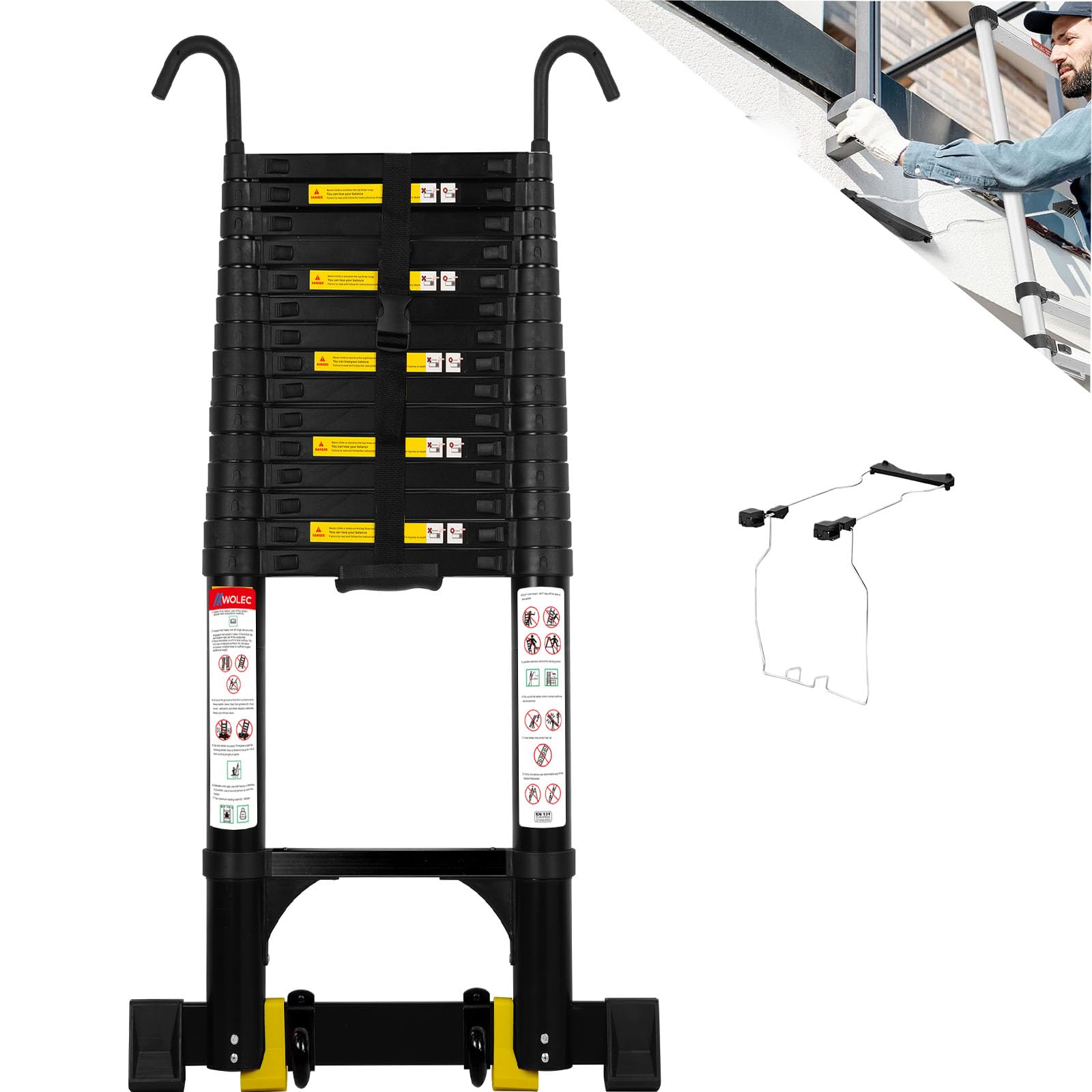 Wolec 20.3 FT Telescoping Ladder