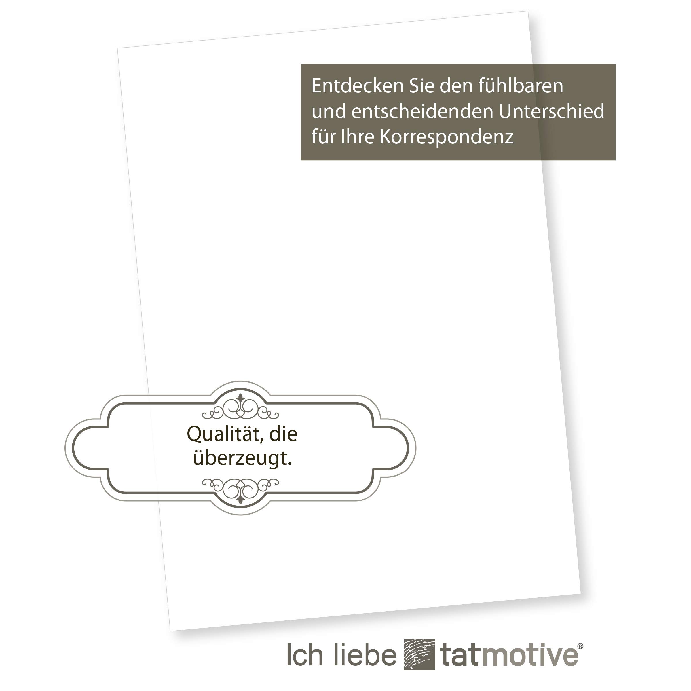 TATMOTIVE Imagepaper 100g/qm DIN A4, das stärkere Briefpapier, brillante Drucke für alle Drucker, 1000 Blatt Kopierpapier Druckerpapier weiß