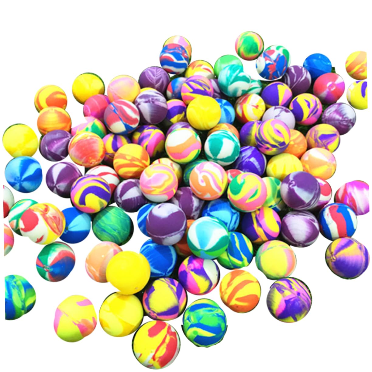 ORFOFE 100pcs Child Toy Balls Rubber Ball Bouncy Toys Safe Odorless Soft Great for Kids' Play Perfect for Birthday Children's Day